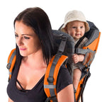 Hiking Baby Carrier Backpack - Toddler & Child Carrier | Includes Diaper Change Pad, Insulated Pocket, and Sun & Rain Hood to Keep Your Child Comfortable on the Trail. up to 40 Lbs.